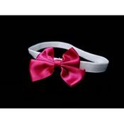 Handmade White/Pink Christening/Special Occasion Headband Style HEADBAND 07 image