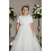 Communion Dress with Diamonds Belt &amp; Bolero style Cordelia