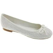White Lace First Holy Communion Shoes Style 909 image