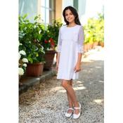 White Lace Flower Confirmation/Girl/ Special Occasions Dress Style 8A/SM/19