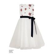 Ivory/Pink/Navy Confirmation Dress Style 16A/SM/19 image