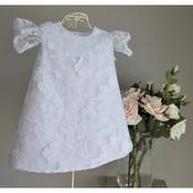 White Christening Baby Girl Dress Style GAYA image