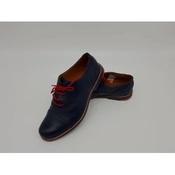Boys Blue Leather First Holy Communion/Special Occasion Shoes Style 130 image