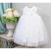 White Baby Girl Christening/Special Occasion Dress Style ROYAL image