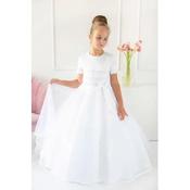 White First Holy Communion Dress Style 1817 image