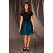 Black/Green Confirmation/Special Occasion Dress Style 14B/J/19 image