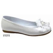 SPANISH IVORY FIRST HOLY COMMUNION SHOES BY TINNY SHOES STYLE 15201 image