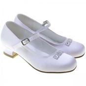 WHITE FIRST HOLY COMMUNION/SPECIAL OCCASION SHOES STYLE 5155 image