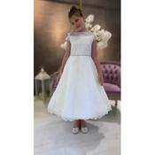 Handmade Ivory First Holy Communion Dress Style ALEXANDRA image