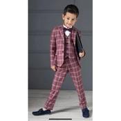 3 Piece Red First Holy Communion/Special Occasion Suit Style 30621 RED BIS image