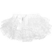 White Christening Baby Girl Frilly Knickers Style PANT-300 image