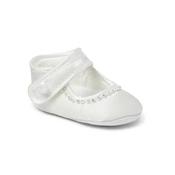 Sevva Ivory Christening Baby Girls Shoes Style Laura image