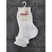 WHITE BABY GIRL CHRISTENING/BAPTISM SPANISH SOCKS STYLE 2.765/4 image