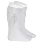 WHITE BABY GIRL KNEE CHRISTENING/BAPTISM SPANISH SOCKS STYLE 2.439/2