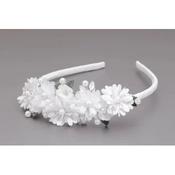 WHITE/GREEN FIRST HOLY COMMUNION HEADBAND STYLE OW-035