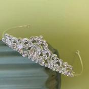 Silver First Holy Communion Tiara Style LM224SI