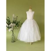 LINZI JAY IVORY FIRST HOLY COMMUNION DRESS STYLE MF619IV image