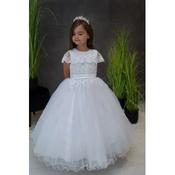 Sarah Louise White First Holy Communion Dress Style 090059 image