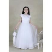 First Holy White Communion Dress Gladioli