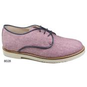 Burgundy Handmade Boys First Holy Communion Shoes Style 8028 image