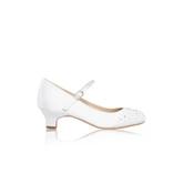 WHITE FIRST HOLY COMMUNION SHOES STYLE AVA image