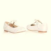IVORY FIRST HOLY COMMUNION SHOES STYLE RUTHIE image