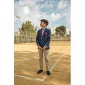 Dark Navy First Holy Communion Jacket Style 10-04053 image