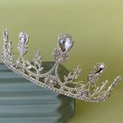Silver First Holy Communion Tiara Style LM257SI