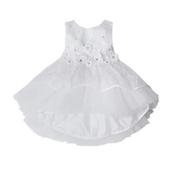 CHRISTENING BABY GIRL DRESS IN WHITE STYLE ANNIE image