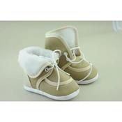 Baby Boys High Boots with Fur in Beige 113-1