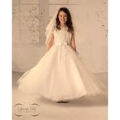 Sweetie Pie First Holy Communion Ivory Dress Style 4099 image