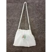 HANDMADE IVORY/MINT CARMY FIRST HOLY COMMUNION HANDBAG STYLE CL9793/134 image