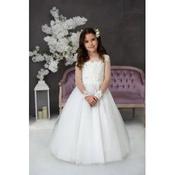 Handmade Ivory First Holy Communion Dress Style GINEVRA MCH image