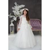 Handmade Ivory First Holy Communion Dress Style MELANIE MCH image