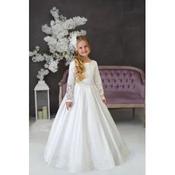 Handmade White First Holy Communion Dress Style LOLA MCH image