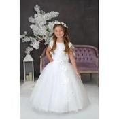 Lovely Handmade First Holy Communion Dress Style LIVIA SHORT SHIMMER