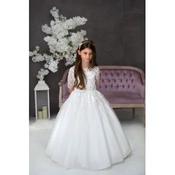 Sweetie Pie First Holy Communion White Dress Style 4091