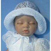 White Lace Baby Girl Hat  CK02
