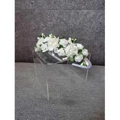 WHITE/GREEN FIRST HOLY COMMUNION HEADBAND STYLE OP-408