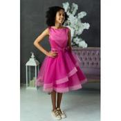 Magenta Confirmation Dress Style Ko24182 image