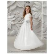 Carmy Ivory/Blue First Holy Communion Dress Style 5101 image