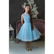 Dk Powder Blue Confirmation Dress Style  Ko25320 image