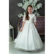 Celebrations White First Holy Communion Dress Style KAHILI