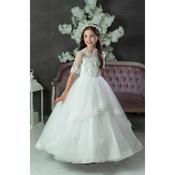 White First Holy Communion Dress Style SD24120 image