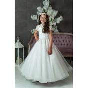 White First Holy Communion Dress Style SD24125 image
