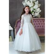Sweetie Pie First Holy Communion Ivory Dress Style RB661 image