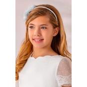 CARMY HANDMADE IVORY/MINT FIRST HOLY COMMUNION HEADBAND STYLE CD 4107