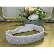 Wide Pearl First Holy Communion Belt Style 08 image