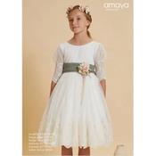 Ivory/Pink First Holy Communion Dress Style 616206MD image