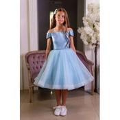 Dk Powder Blue Confirmation Dress Style Ko26740 image